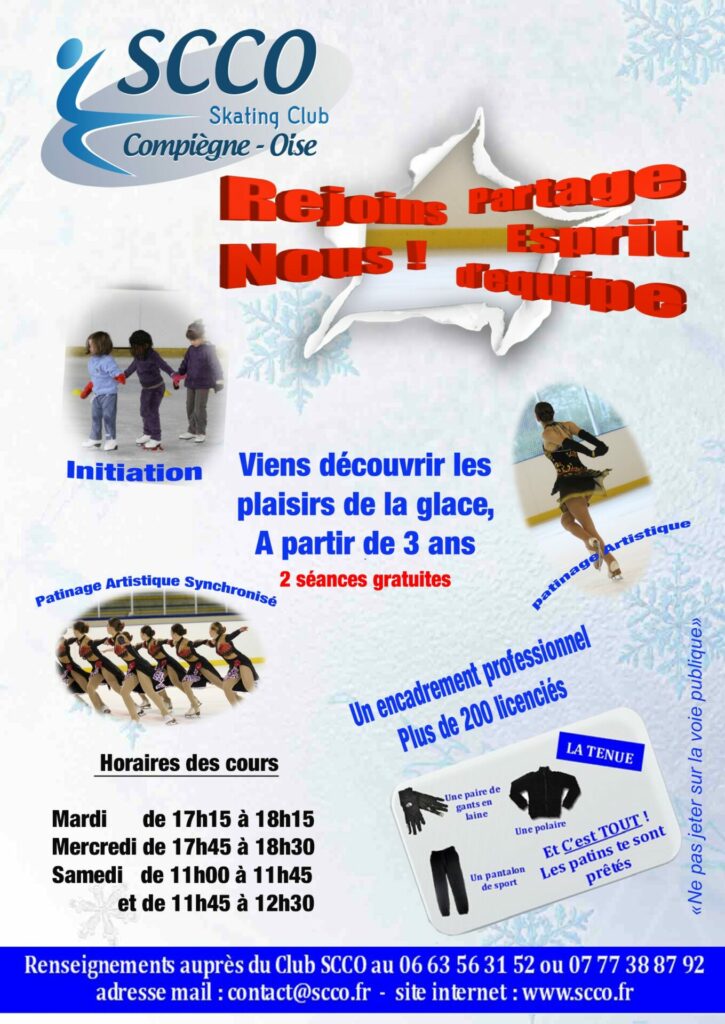 SCCO - Skating Club Compiègne Oise - Initiation loisir
